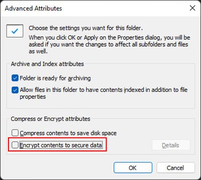 encrypt-contents-to-secure-data-disable