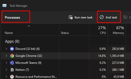 end process task manager file not deleting