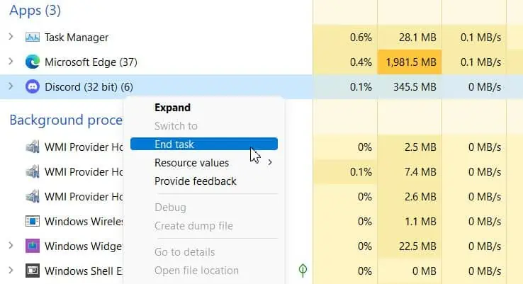 9 Ways to Fix if Laptop Won’t Shutdown on Windows 17 end-task-a
