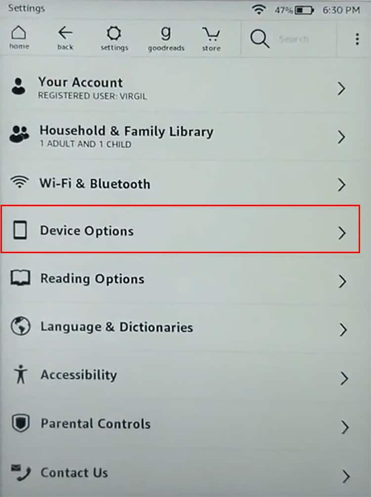 find-Device-Options-and-tap-on-it