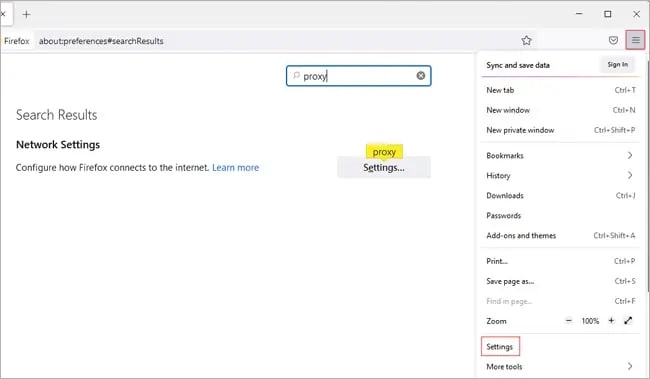 firefox-search-proxy-settings