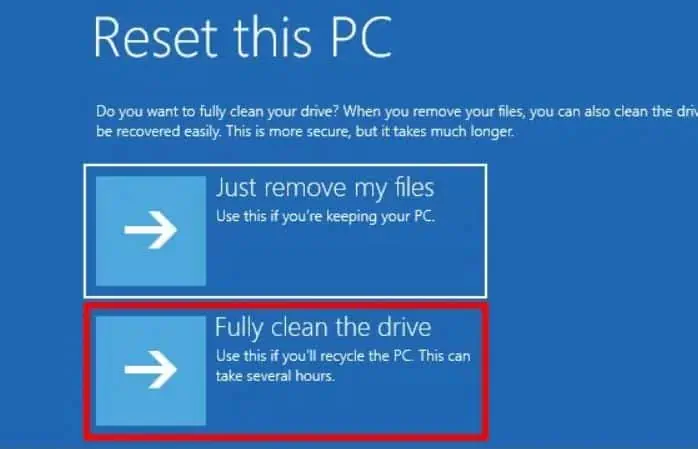 Computer Turns Off and On Repeatedly? Try These Fixes 34 fully-clean-the-drive