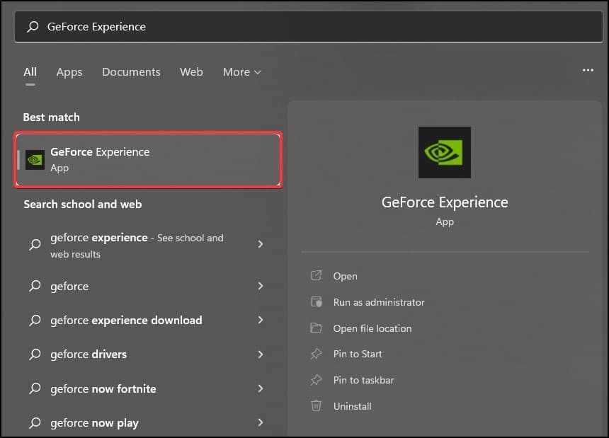 geforce experience