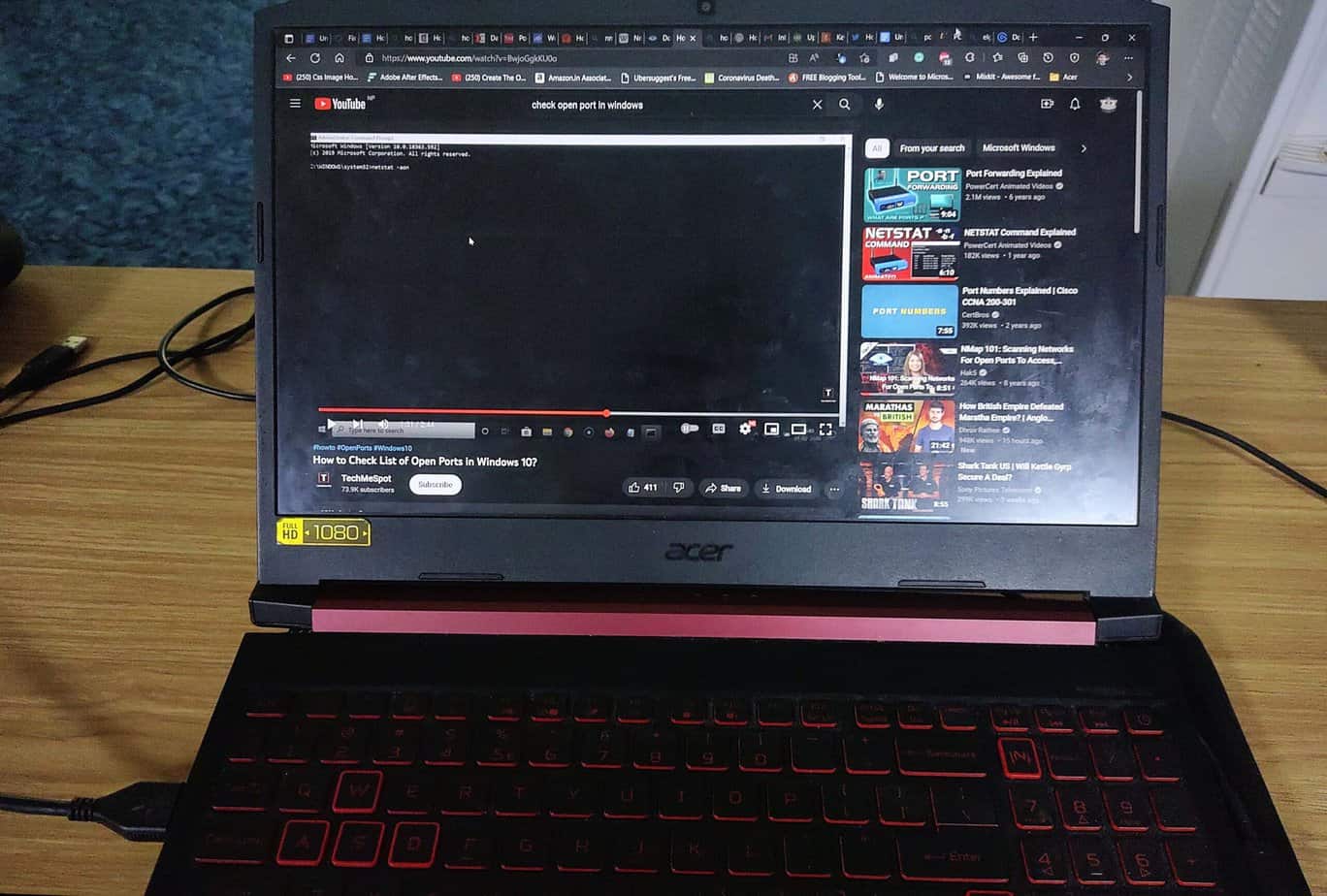 hdmi connected to laptop'