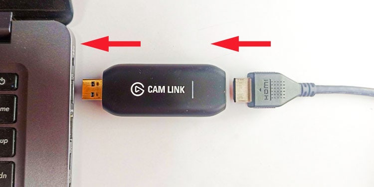 hdmi to capture card to laptop