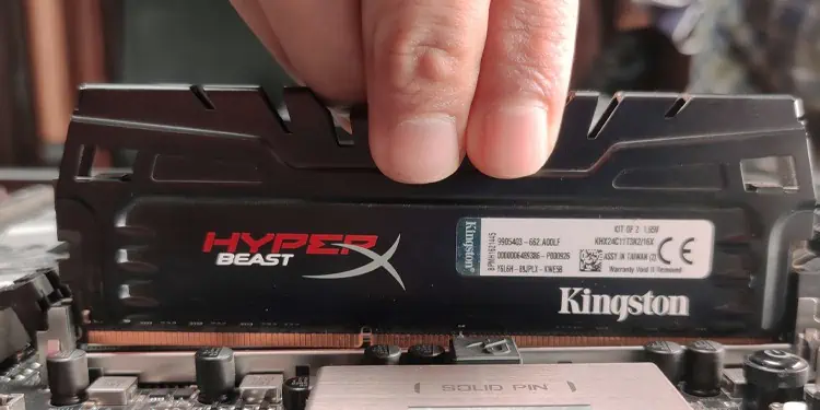 Why Are There Green Lines on Monitor? How to Fix It 18 inserting-ram