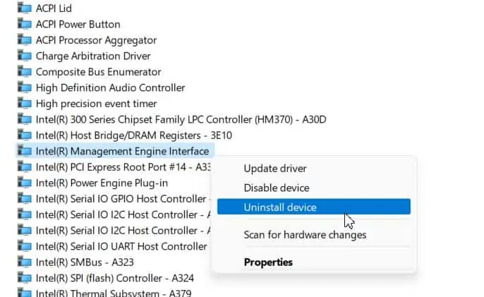 9 Ways to Fix if Laptop Won’t Shutdown on Windows 25 intel-management-ei-uninstall