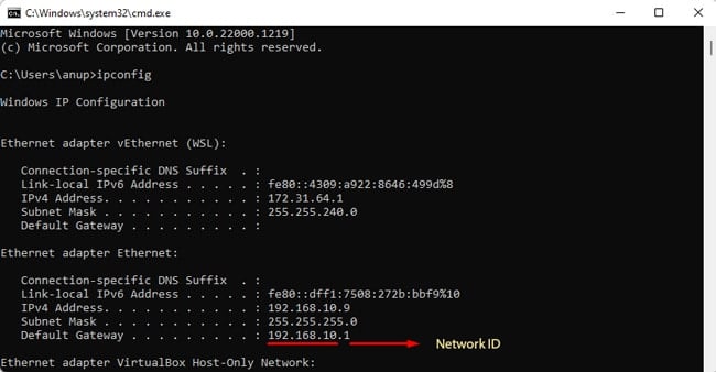 ipconfig-network-id
