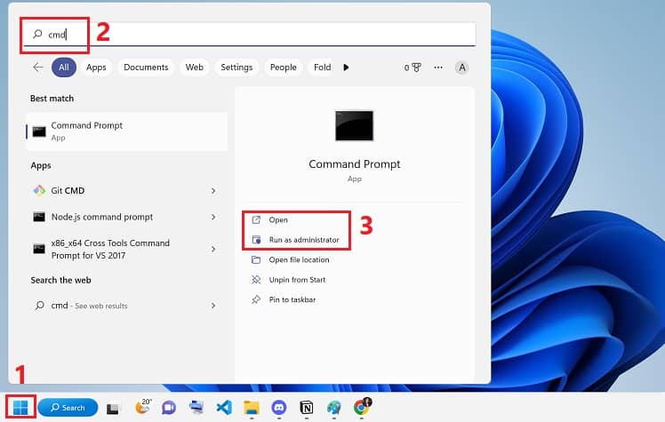 launch command prompt