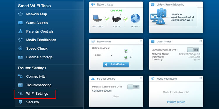 linksys-smart-wifi-settings