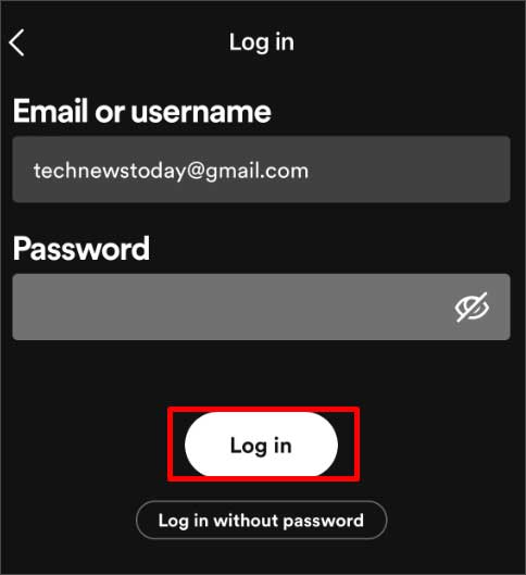 login-option-on-spotify-phone