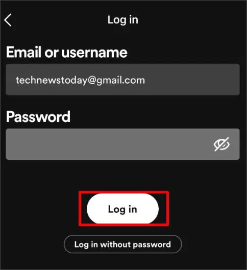 login-option-on-spotify-phone