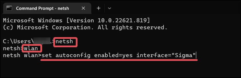 netsh command