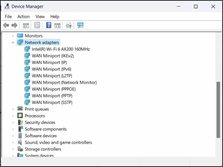 Lenovo Won't Connect To Wifi? Try These Fixes 13 network-adapters-in-device-manager-