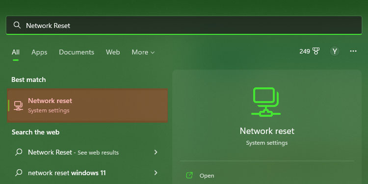network-reset