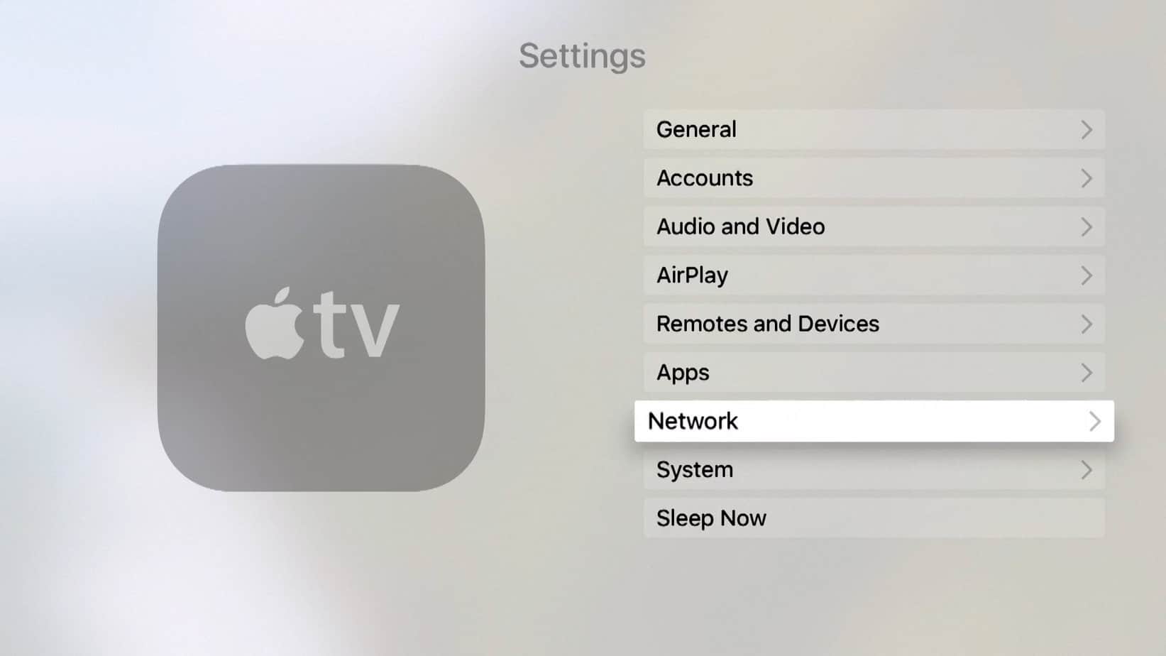 network-setting-of-the-apple-tv
