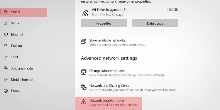network-troubleshooter