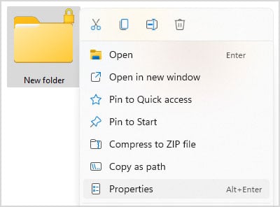 new-folder-properties
