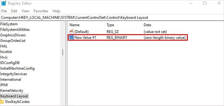 new-value-1-in-registry