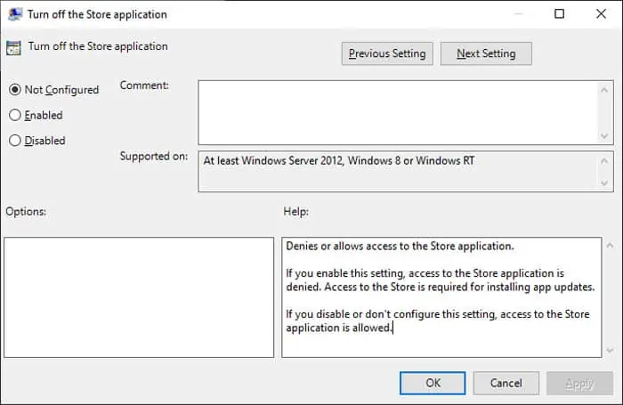 not-configured-turn-off-store-application