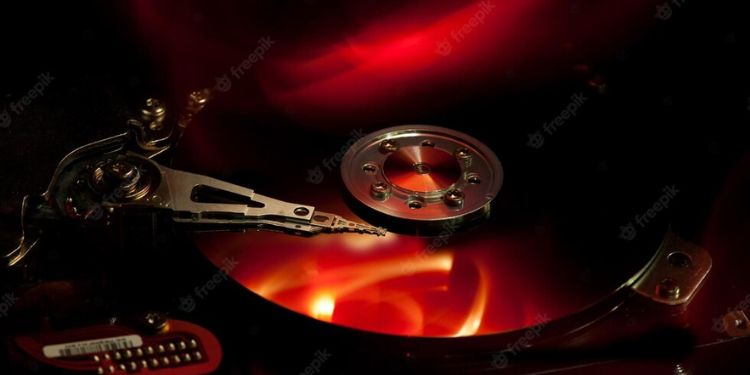oberheated hard drive