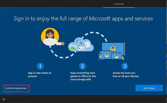 How to Clean Install/Reinstall Windows 10 30 offline-account-limited-experience