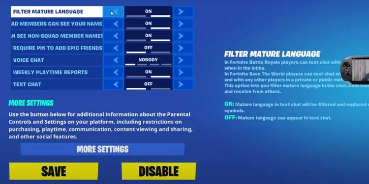 parental-control-audio-settings-fortnite