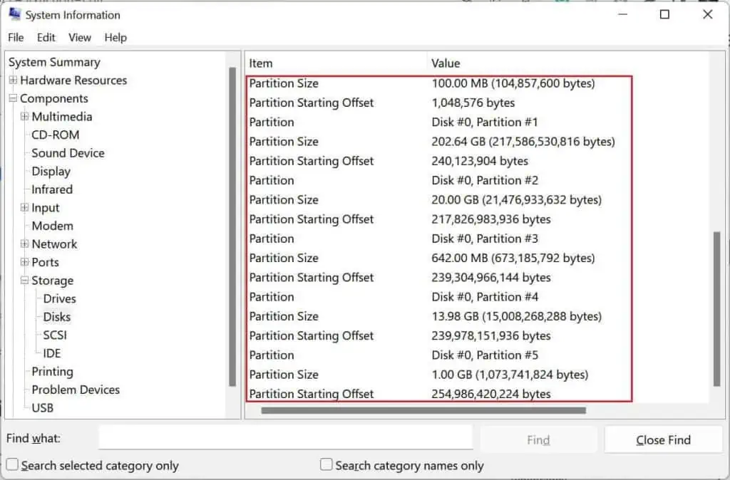partition-size-in-system-information-1024x674