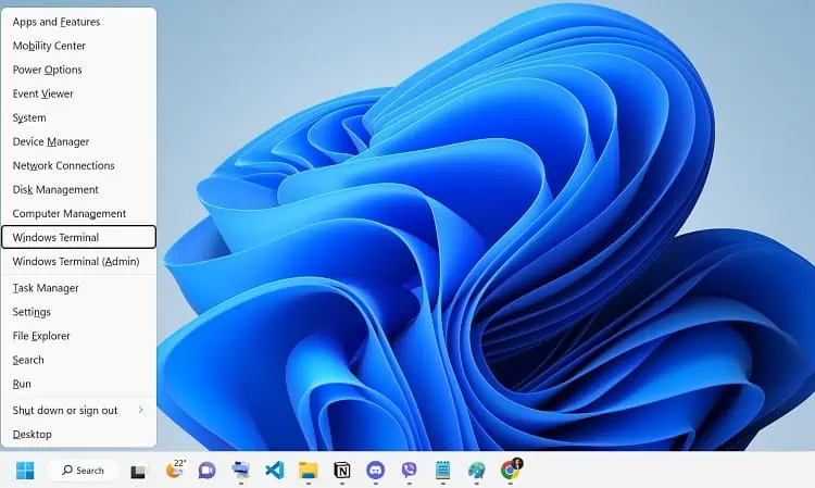 4 Ways How You Can Set Windows Environment Variables 24 quick-link-menu-windows-terminal