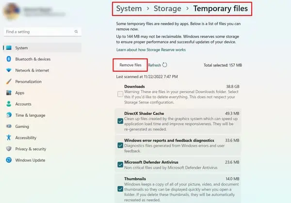 remove-temporary-files