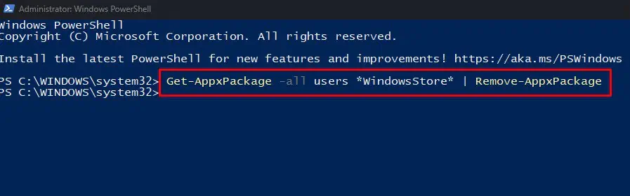 remove-windows-store
