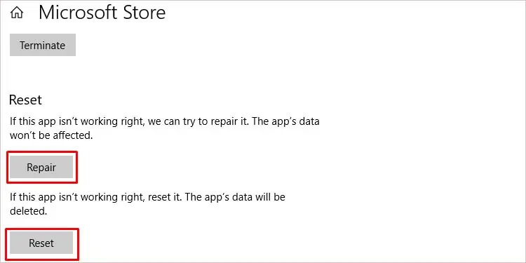 repair-and-reset