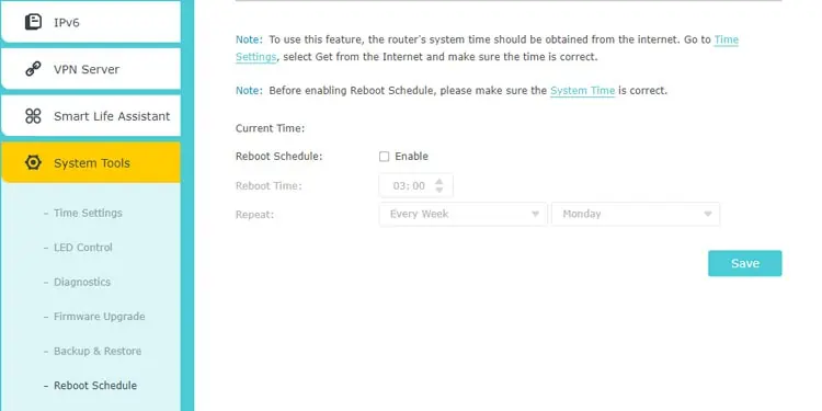 How to Set Up TP Link Router 43 router-reboot-schedule