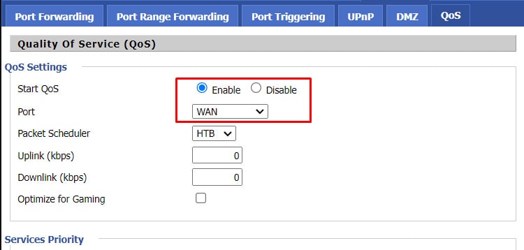 router-start-qos