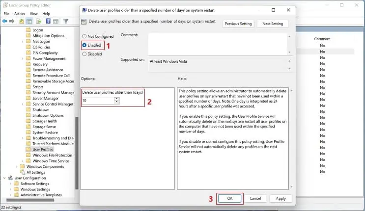 select-number-of-delay-days
