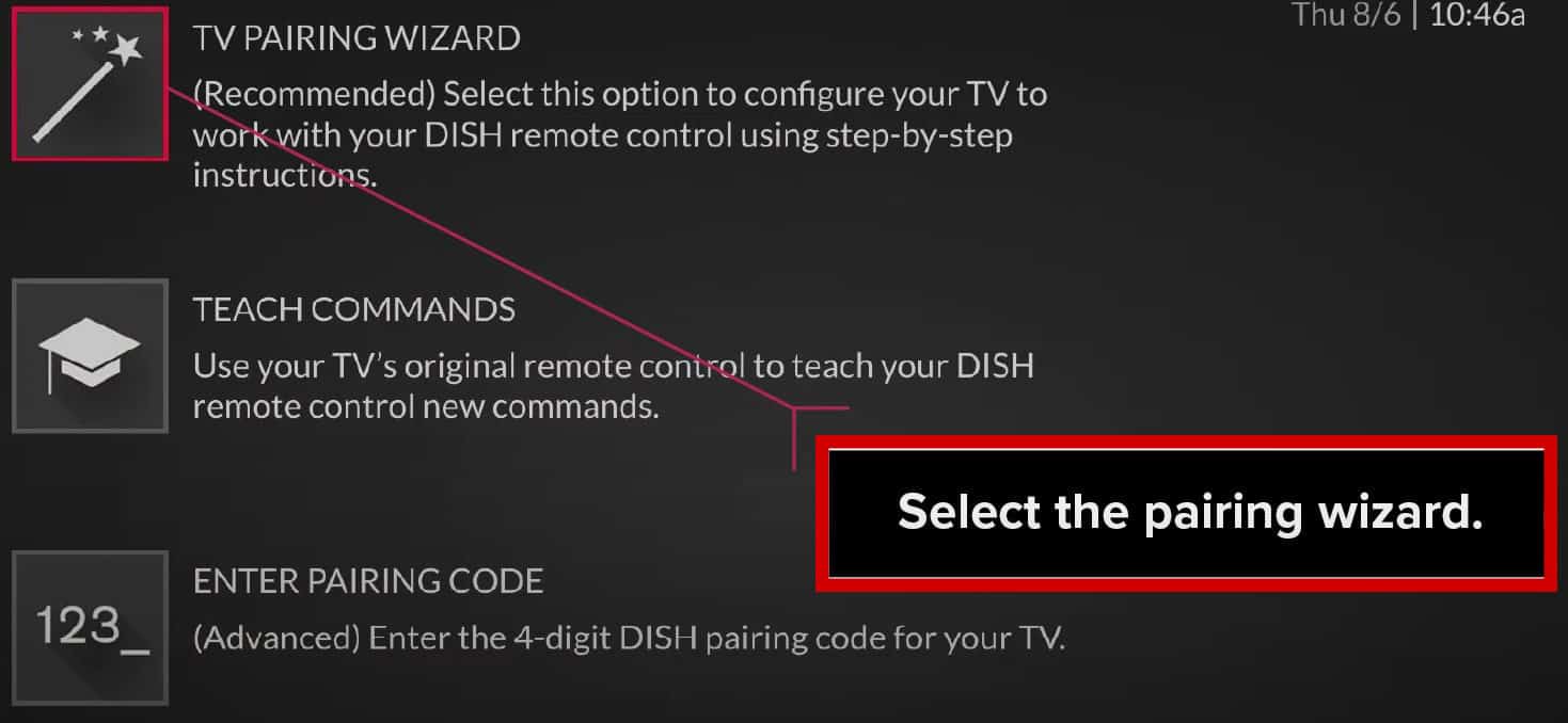 select-tv-pairing-wizard