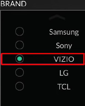 selecting tv brand