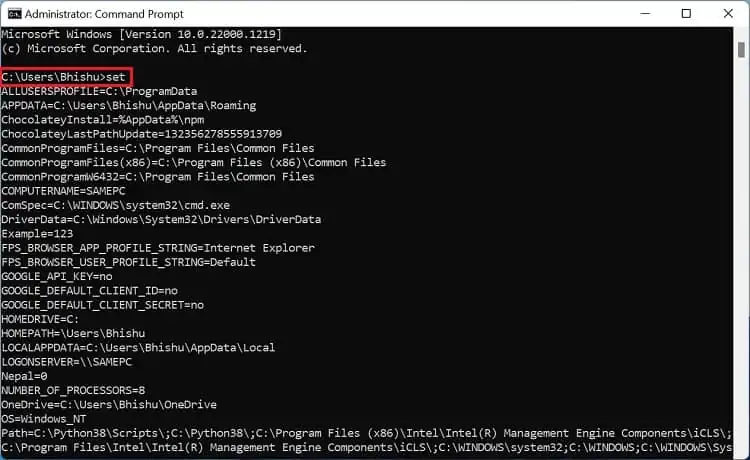 4 Ways How You Can Set Windows Environment Variables 15 set-command-in-command-prompt