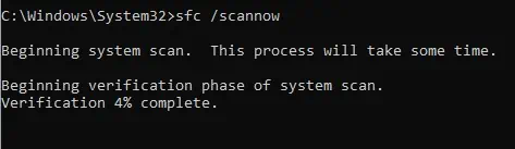 sfc-scan-now-mouse-click-not-working