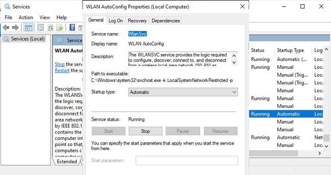 start-wlan-autoconfig-service