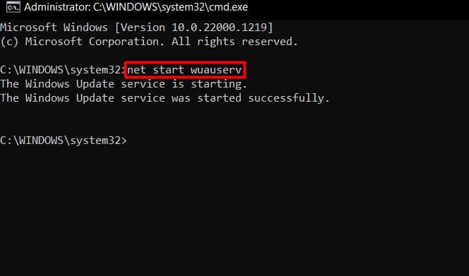 start-wuauserv