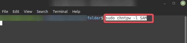 sudo chntpw -l SAM