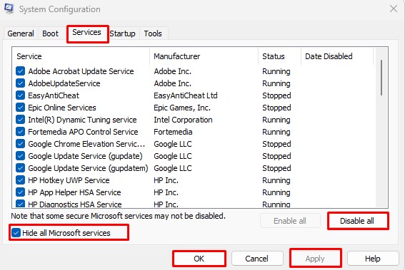 system configuration nvidia installer failed