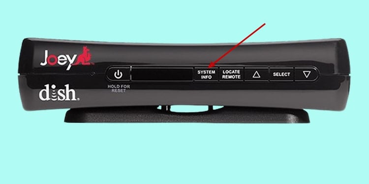 system-info-button-on-receiver
