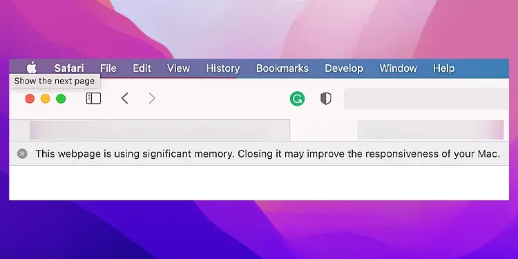 How to Fix “This webpage is using significant memory” Error