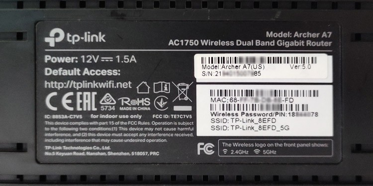 How to Turn Off Wi-Fi on Router 1 tplink archer a7 back panel router login