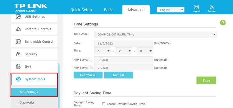tplink-system-tools-time-settings