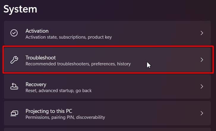 troubleshoot-from-settings