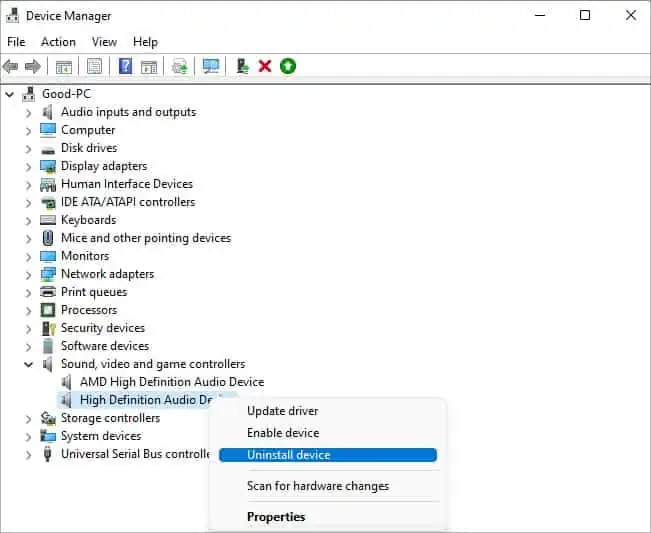 uninstall-audio-driver