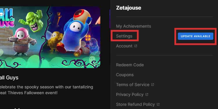 update available